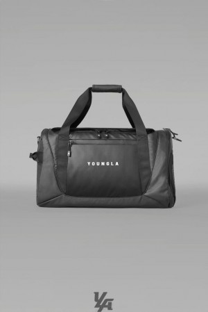Bolsas YoungLA Everyday Duffle Hombre Negras | 60LVJHTUO