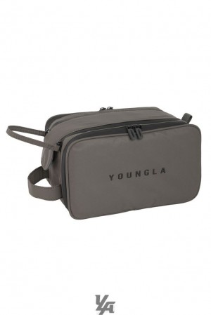 Bolsas YoungLA Lah Toiletry Bag Hombre Gris | 27BVGIFUP