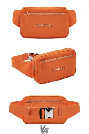Bolsas YoungLA Luxsential Fanny Packs Hombre Naranjas | 73AXBZUQV