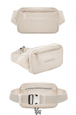 Bolsas YoungLA Luxsential Fanny Packs Hombre Blancas | 63QGRZYHN