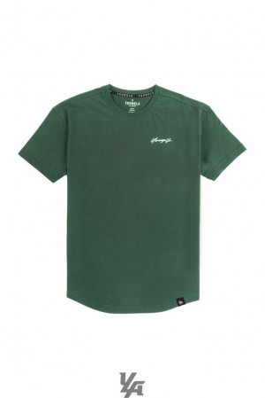 Camisas YoungLA Autobiography Tees Hombre Verde | 91YHLETON