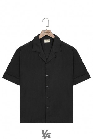 Camisas YoungLA Clase Shirts Hombre Negras | 28VTRXZHA
