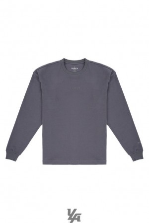 Camisas YoungLA Cloud Foam Long Sleeves Hombre Gris | 13HZKJQYX