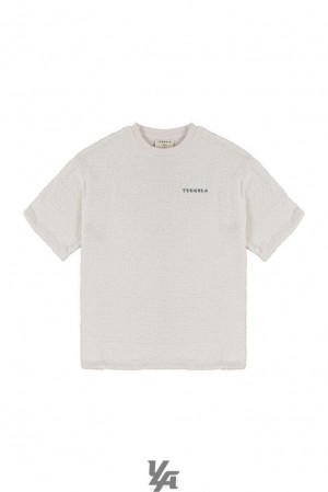 Camisas YoungLA Cozy Tees Hombre Blancas | 30JRMLITE