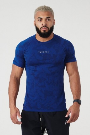 Camisas YoungLA Digital Compression Tees Hombre Negras | 93KHLTBJN