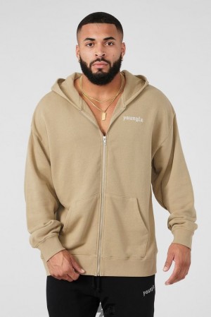 Camisas YoungLA Earthy Collection Hoodies Hombre Negras | 86XOQUVAT