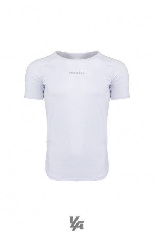Camisas YoungLA Elite Tees Hombre Blancas | 05UZDGHFW