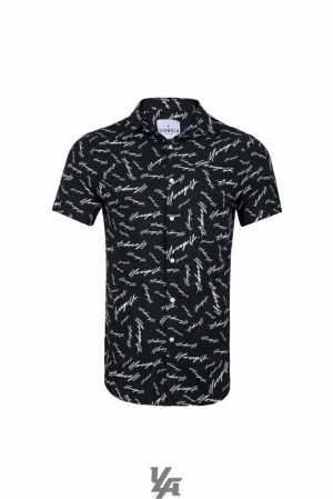 Camisas YoungLA Miami Vice Short Sleeve Shirts Hombre YoungLA Autograph | 41AFXOIPQ