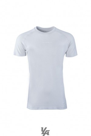 Camisas YoungLA New Gen Compression Tee Hombre Blancas | 04YTUWIOQ