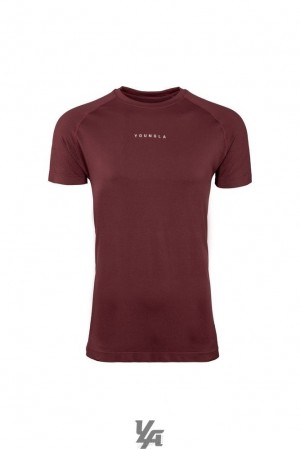 Camisas YoungLA New Gen Compression Tee Hombre Marooned | 53IHMPGJW