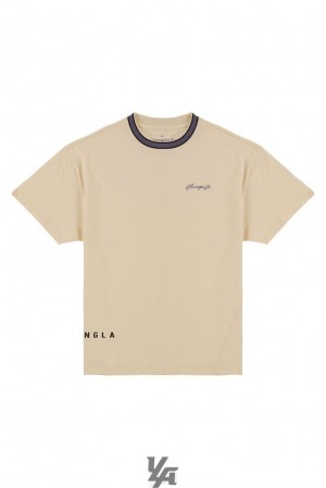 Camisas YoungLA Noble Tees Hombre Blancas | 86DSTZUQH