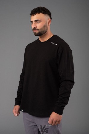 Camisas YoungLA Offset Long Sleeves Hombre Negras | 46GNBOUKY