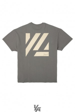 Camisas YoungLA Oversized Bloc Shirts Hombre Gris | 39WRKSFBC