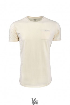 Camisas YoungLA Perfect Pocket Tee Hombre Blancas | 18HTNJPKB