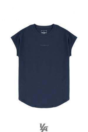Camisas YoungLA Rambo Tees Hombre Azul Marino | 74EWQKUJL