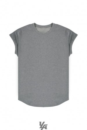 Camisas YoungLA Rambo Tees Hombre Gris | 08KTJDMXE