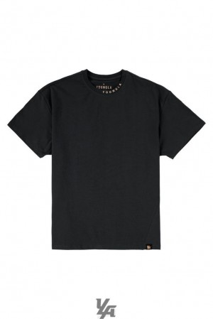 Camisas YoungLA Trademark Tees Hombre Negras | 17JCVMRFO