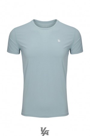 Camisas YoungLA Zephyr Compression Short Sleeve Hombre Verde | 71TSHKRUF