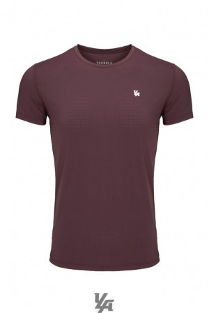 Camisas YoungLA Zephyr Compression Short Sleeve Hombre Marooned | 65VMGACSR