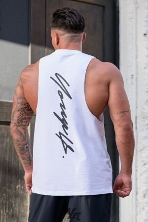 Camiseta Tirantes YoungLA Autograph Delt Tanks Hombre Rojas | 62LINOVEB