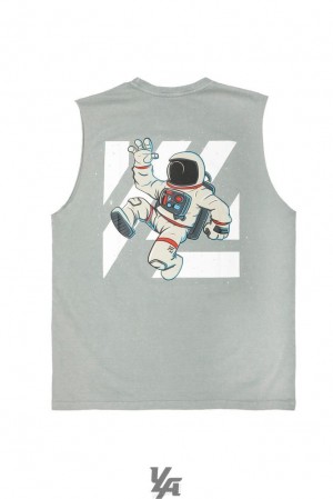 Camiseta Tirantes YoungLA Childhood Pixel Tanks Hombre Moon Swings | 67JWTFAUD