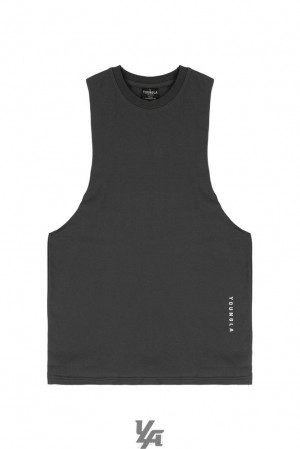 Camiseta Tirantes YoungLA Delt Tanks Hombre Gris | 98XIJLAHB