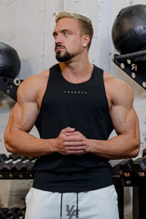 Camiseta Tirantes YoungLA Momentum Tanks Hombre Moradas | 40TXNYQGB