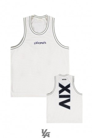 Camiseta Tirantes YoungLA Mvp Jerseys Hombre Blancas | 08KYGFCME