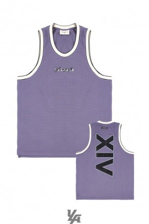 Camiseta Tirantes YoungLA Mvp Jerseys Hombre Lavanda | 76JAOYLKC