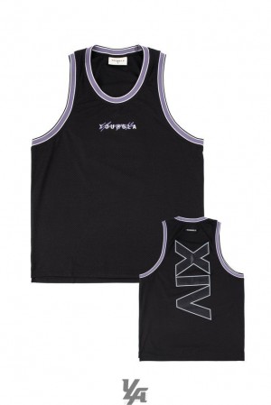 Camiseta Tirantes YoungLA Mvp Jerseys Hombre Negras | 65AETNZRH