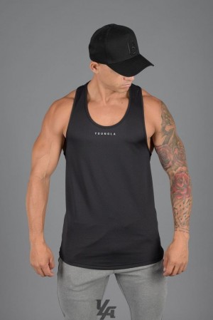 Camiseta Tirantes YoungLA Performance Line Tank Tops Hombre Negras | 05TGMIZDB