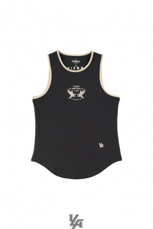 Camiseta Tirantes YoungLA Progress Tanks Hombre Negras | 10YMVATQI