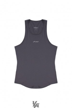 Camiseta Tirantes YoungLA Signature Tanks Hombre Gris | 23DLPFEQC