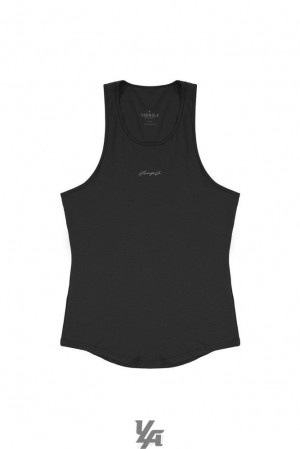 Camiseta Tirantes YoungLA Signature Tanks Hombre Negras | 85KMXHNAQ