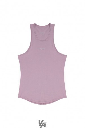 Camiseta Tirantes YoungLA Signature Tanks Hombre Lavanda | 78YUETSNV