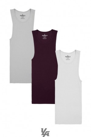 Camiseta Tirantes YoungLA Wife Lovers 3 Pack Hombre Pack 3 | 58WUEIYPR