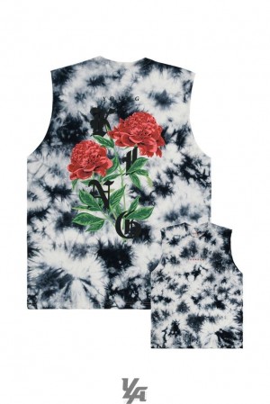 Camiseta Tirantes YoungLA Young King Tanks Hombre Rainy Days | 29HGRZATQ