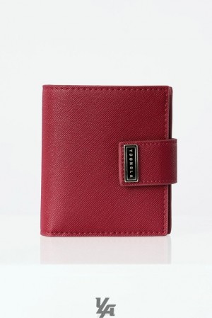Carteras YoungLA Executive Bifold Wallets Hombre Rojas | 60EYINUSR
