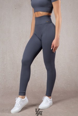 Leggins YoungLA Confidence Leggings Mujer Gris | 63CYLFPXR