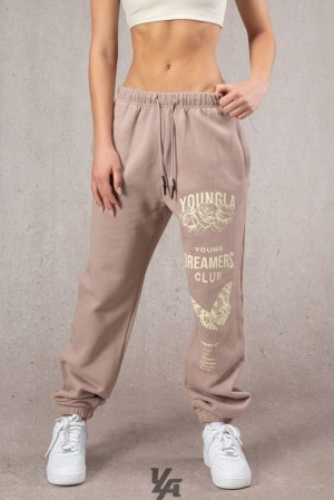 Leggins YoungLA Dreamers Joggers Mujer Moradas | 46CNYGJQD