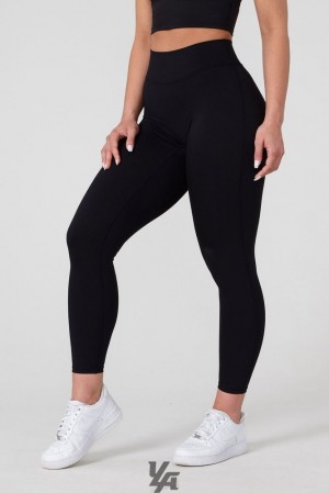 Leggins YoungLA Level Up Leggings Mujer Negras | 26RSTHZPJ