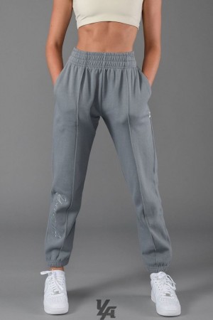 Leggins YoungLA Script Joggers Mujer Azules | 29FECYRUS