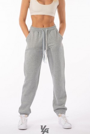 Leggins YoungLA Triple String Joggers Mujer Gris | 24ABYNQTC