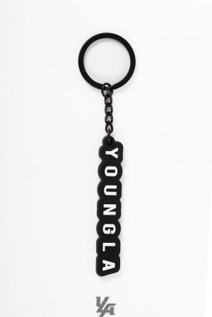Llaveros YoungLA Keychains Hombre Negras | 70WNKQLXY