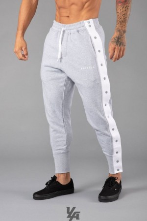 Pantalon Jogger YoungLA 90s Tear Away Joggers Hombre Gris | 12JEXCRIS