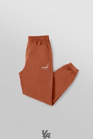Pantalon Jogger YoungLA Airwave Joggers Hombre Rojas | 73KAMBLNC