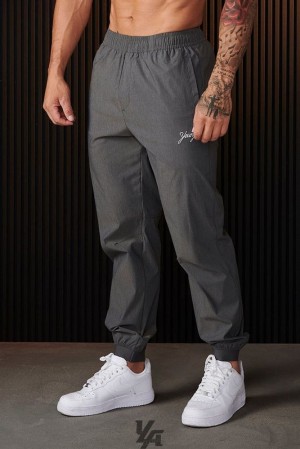Pantalon Jogger YoungLA Airwave Joggers Hombre Gris | 64GUBYSKP