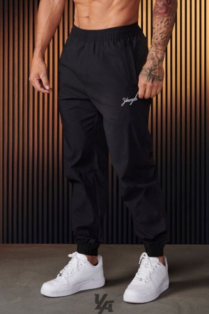 Pantalon Jogger YoungLA Airwave Joggers Hombre Negras | 95HDPAXMI