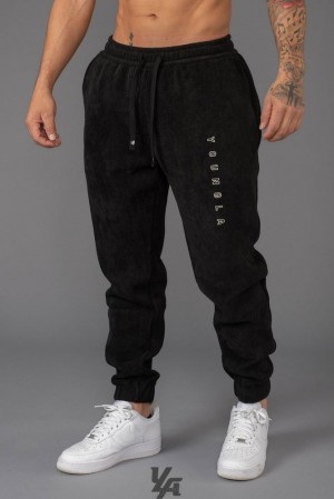 Pantalon Jogger YoungLA Aspen Joggers Hombre Negras | 16CFIDEOY