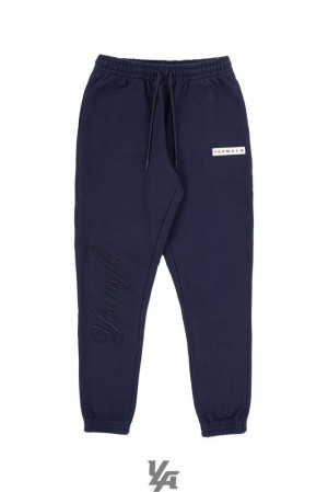 Pantalon Jogger YoungLA Autograph Joggers Hombre Azul Marino | 86JBXOAEW